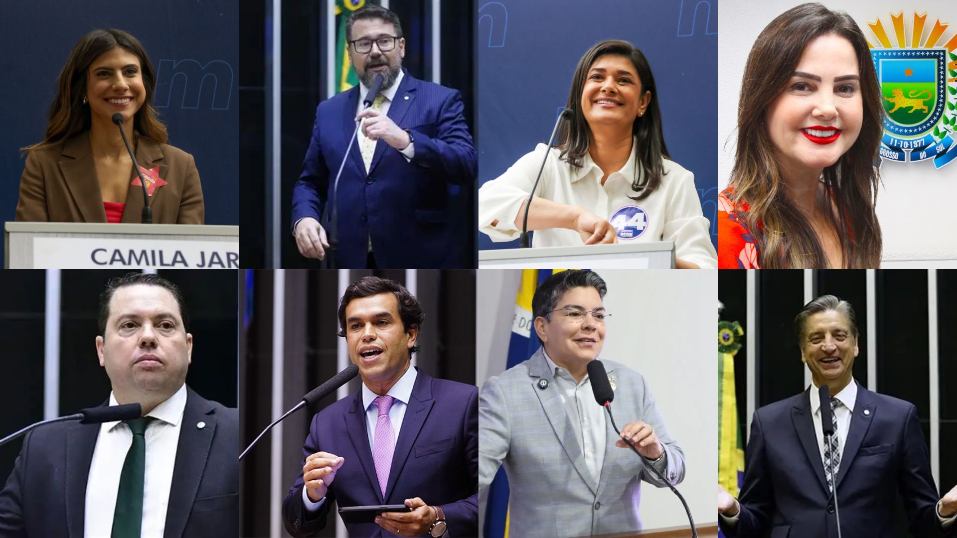 Conheça os oito deputados federais eleitos em Mato Grosso do Sul nas Eleições de 2026