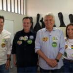 Caiado vota em escola no interior de Goiás: ‘Honra de levar adiante esse momento’