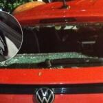 Carro de app é atingido por rojão e passageira se fere no 2º turno na Afonso Pena