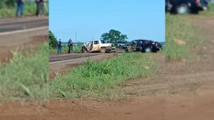 Acidente com caminhonete na BR-262 deixa dois mortos em Ribas do Rio Pardo