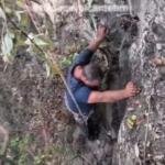 Homem é resgatado depois de 11 horas preso em penhasco por tentativa de selfie no TO