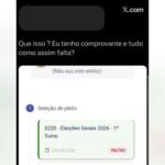 Computou? Site do TSE ‘dá falta’ para eleitores que compareceram ao 1º turno