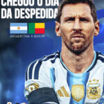 Messi faz último jogo pela Seleção Argentina nesta terça-feira