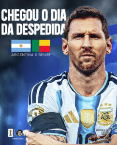 Messi faz último jogo pela Seleção Argentina nesta terça-feira