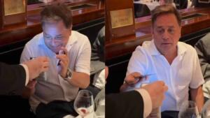 ‘Nunca passou’: Leonardo vive perrengue ao tentar pagar conta em restaurante