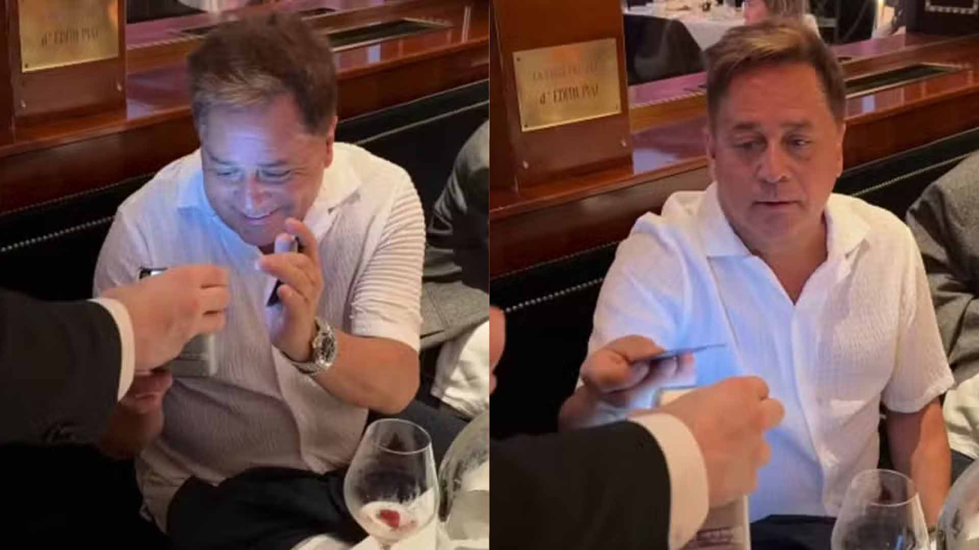 ‘Nunca passou’: Leonardo passa perrengue ao tentar pagar conta em restaurante