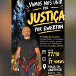 Família pede apoio da população de Bonito em manifestação por justiça após morte de Ewerton