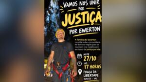 Família pede apoio da população de Bonito em manifestação por justiça após morte de Ewerton
