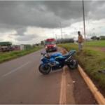 Motociclista morre ao perder controle e bater contra poste em Nova Alvorada do Sul