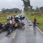 Casal morre e bebê fica gravemente ferido em acidente na MS-164