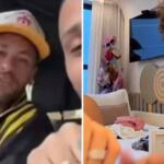 ‘Tá de sacanagem?’: Neymar se revolta com Bruna Biancardi ao ver filha com camiseta do Palmeiras