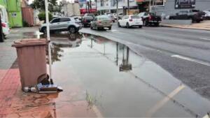 Alagamento na Rua Bahia