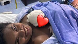 ‘Não tenho psicológico…’: Raquel Brito revela por que não vai mostrar rosto do filho
