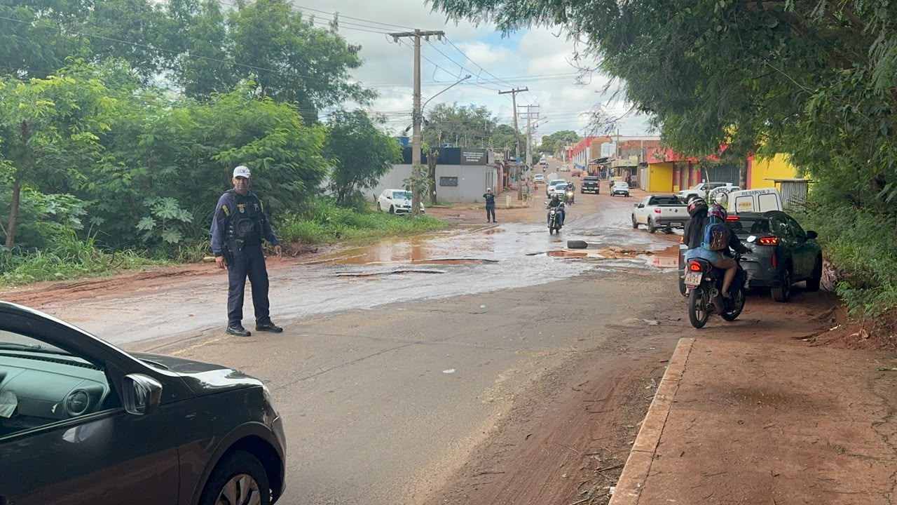 Após caos causado por cratera, ponte pode ser interditada no Parque do Lageado