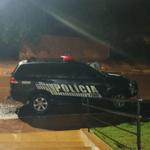 Bêbado é flagrado dirigindo viatura da Polícia Penal na BR-163