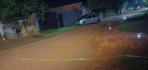 Bandidos rendem família em assalto e morador é baleado no Lageado