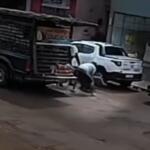 Câmera mostra briga que teria terminado com homem esfaqueado em Maracaju
