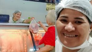 Ela ouviu que açougue não era lugar de mulher e hoje tem fama de melhor açougueira da cidade