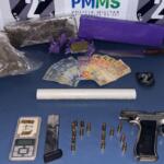 Homem é preso por posse ilegal de arma de fogo e tráfico de drogas em Caarapó