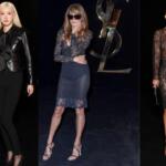 Constelação de celebridades e personalidades no desfile de YSL