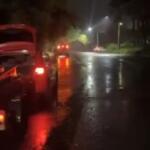 VÍDEO: três carros e moto têm pneus estourados em ‘cratera’ na José Barbosa Rodrigues