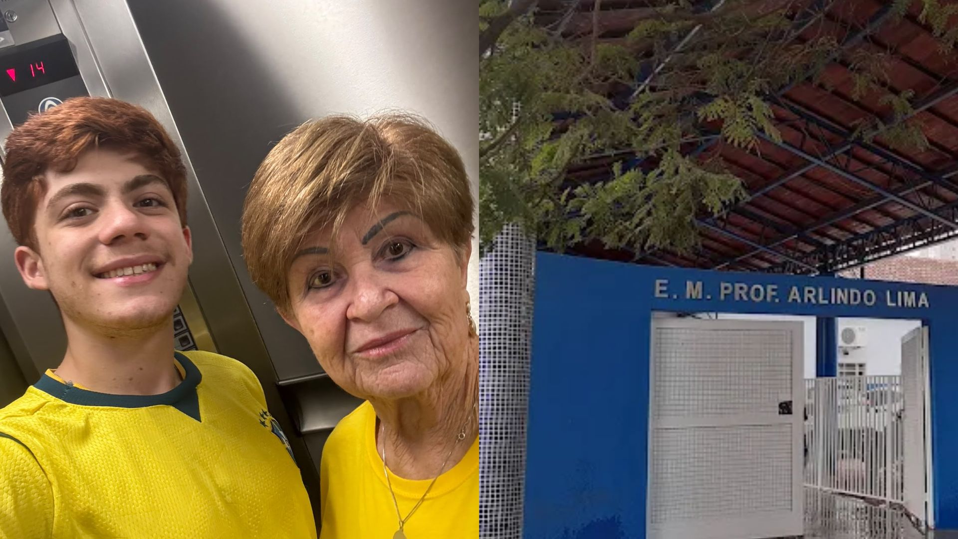 avó leva neto para votar
