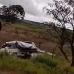 Veículos saem da pista em colisão na MS-164