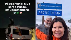 Após um ano na estrada, casal de MS segue de motor home rumo a Campo Grande