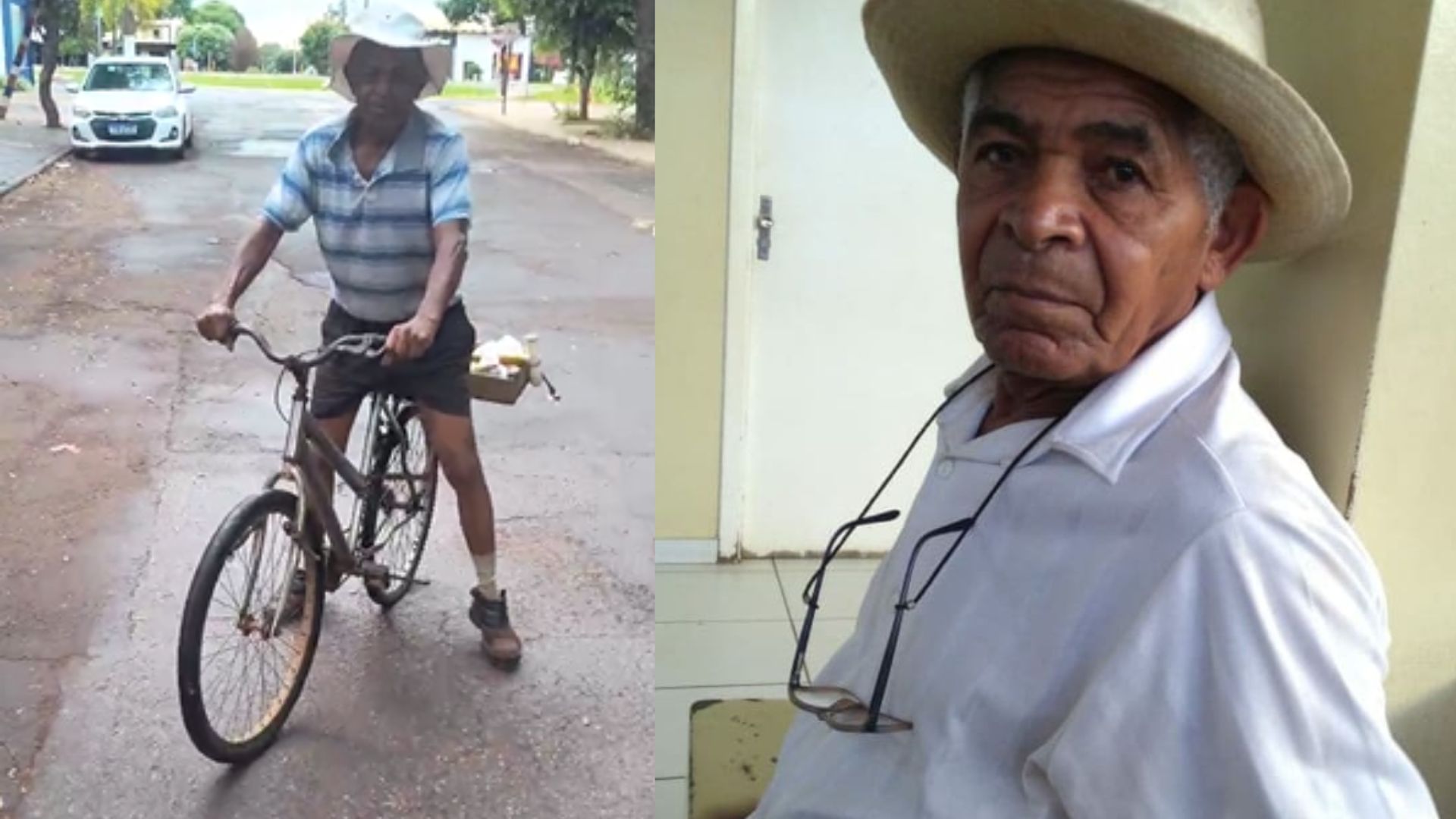 No sistema rústico, idoso chega aos 88 anos trabalhando e andando de bicicleta em MS