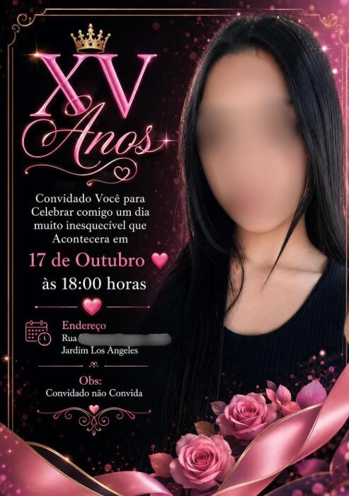 festa de 15 anos cancelada