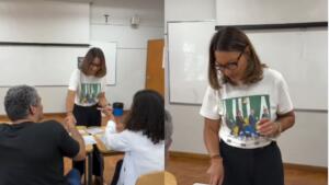 janja votando