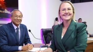 Liandra Brambilla é reeleita presidente da Câmara de Dourados