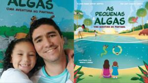 Do microscópio à imaginação: cientista lança livro infantil sobre algas do Pantanal