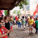 Manifestação pró-Lula mobiliza 80 pessoas no Centro de Campo Grande