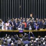 Deputados da Mesa Diretora da Câmara se elegem para novo mandato em Brasília