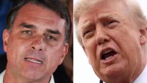 Trump evita comentar declaração de Flávio em carta: ‘Não vou me envolver’