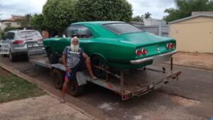 Do golpe ao reencontro: Opala ‘verdão’ é recuperado após 36 dias e volta para a garagem do dono