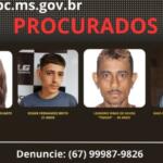 Polícia divulga cartaz com quatro procurados por homicídio em Dourados