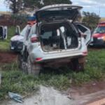 Motorista de caminhonete envolvida em acidente com van de pacientes fugia de viatura e helicóptero da polícia