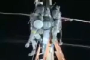 VÍDEO: Trabalhador sofre descarga elétrica durante manutenção em Sidrolândia