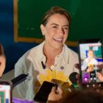‘Construímos nossa democracia por meio do voto’, diz Soraya ao votar em Campo Grande